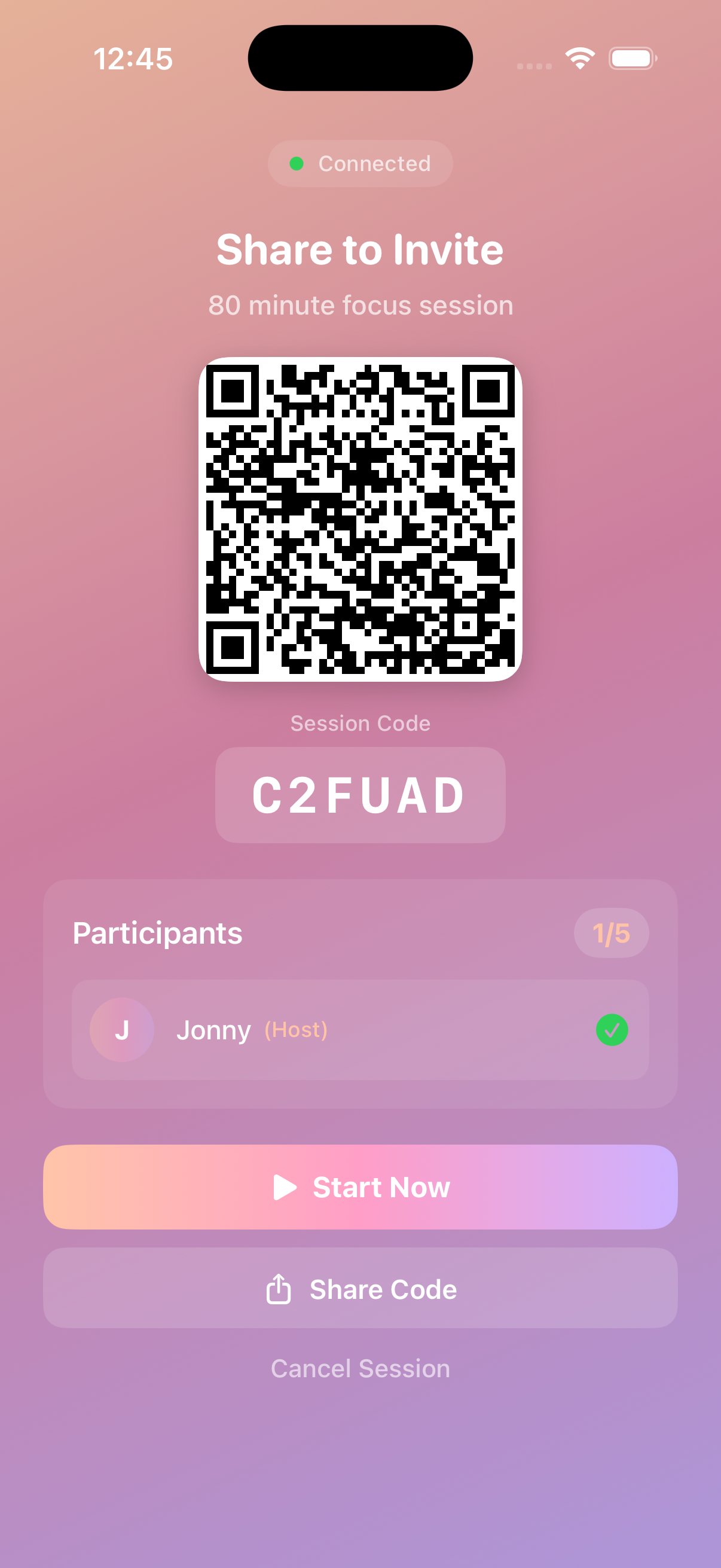 Group focus sessions